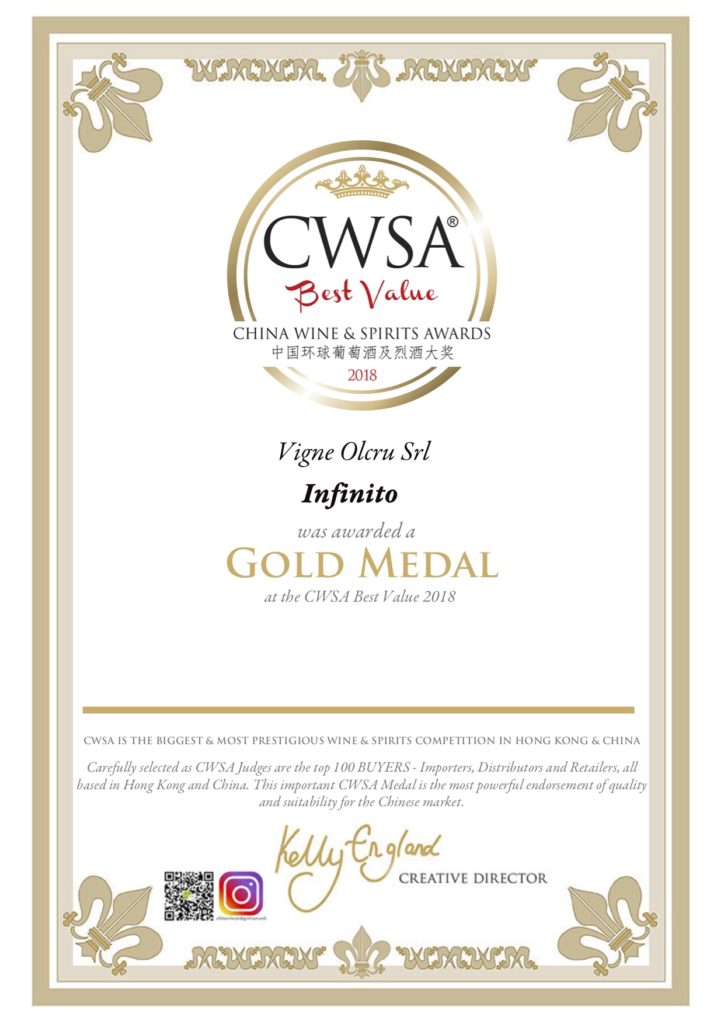 CWSA Best Value 2018 - INFINITO