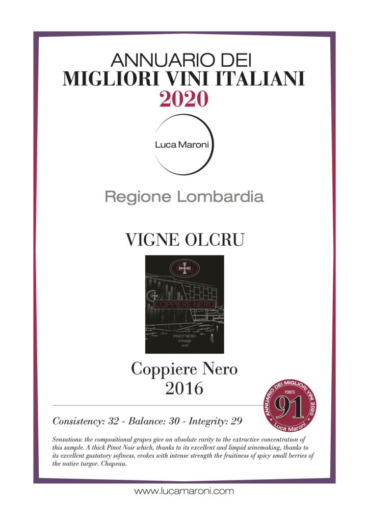Luca Maroni 2020 - Coppiere Nero 2016 eng